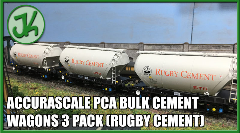 Accurascale PCA Bulk Cement Wagons 3 pack in Rugby Cement livery  – Unboxing and Review