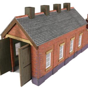 PN931 METCALFE RED BRICK SINGLE TRACK ENGINE SHED