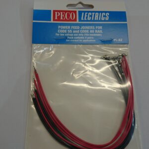 PL82 PECO N GAUGE POWER FEED RAIL JOINERS FOR CODE 55 & CODE 80 RAIL