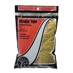 WT61 WOODLAND SCENICS COARSE TURF YELLOW GRASS