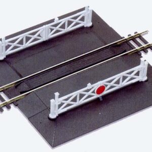 ST268 PECO STRAIGHT SINGLE TRACK LEVEL CROSSING WITH GATES