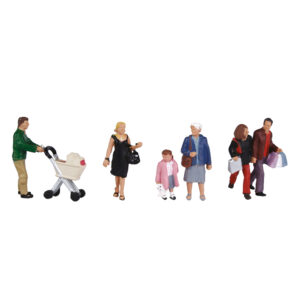 36-046 BACHMANN SCENECRAFT SHOPPING FIGURES