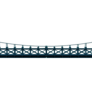 R8008 HORNBY GRAND SUSPENSION BRIDGE