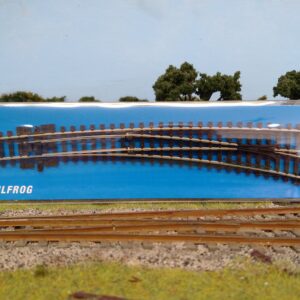 SL386 PECO STREAMLINE CURVED RIGHT HAND POINT TURNOUT INSULFROG
