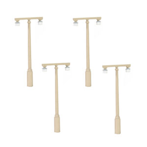 42-542 GRAHAM FARISH SCENECRAFT CONCRETE PLATFORM LAMPS PACK OF 4