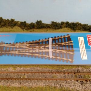 SLE99 PECO STREAMLINE MEDIUM RADIUS THREE WAY TURNOUT POINT ELECTROFROG