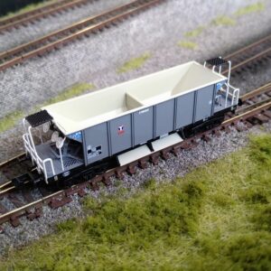 377-006 GRAHAM FARISH BR YGB STINGRAY BOGIE HOPPER WAGON TRANSRAIL GREY DB980172