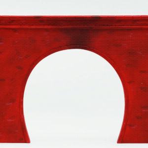 R8510 HORNBY SKALEDALE SINGLE TRACK BRICK TUNNEL PORTALS x2