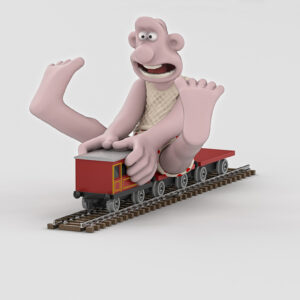 CC80604 CORGI WALLACE & GROMIT WALLACE AND FLATBED WAGON