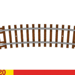 TT8015 HORNBY TT:120 HALF CURVE 2ND RADIUS
