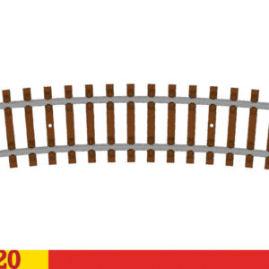 TT8016 HORNBY TT:120 HALF CURVE 3RD RADIUS
