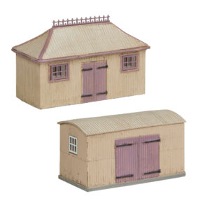 42-0055S GRAHAM FARISH SCENECRAFT PAGODA SHED & STORE SALMON CREAM