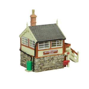 42-0100C GRAHAM FARISH SCENECRAFT MIDSOMER NORTON SIGNAL BOX CHOCOLATE CREAM