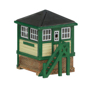 42-182G GRAHAM FARISH SCENECRAFT GROUND FRAME HUT GREEN CREAM
