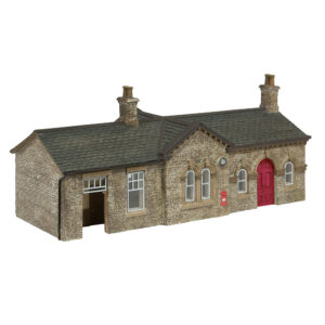 44-000R BACHMANN SCENECRAFT OAKWORTH STATION RED
