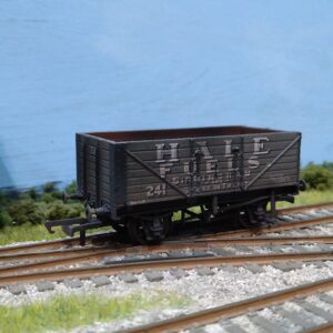 R6874 HORNBY 7 PLANK OPEN WAGON 'HALE FUELS' No 241 PROFESSIONALLY WEATHERED