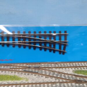 SLE595 PECO CODE 100 NG7 O-16.5 NARROW GAUGE STREAMLINE MEDIUM ELECTROFROG RIGHT HAND POINT TURNOUT