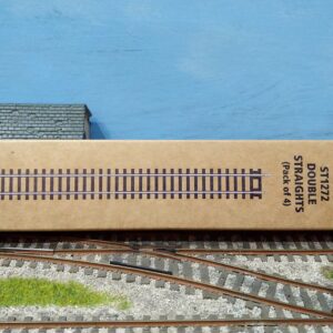 ST1272 PECO TT:120 SETRACK DOUBLE STRAIGHT PACK OF 4