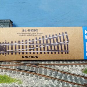 SLU1292 PECO TT:120 STREAMLINE UNIFROG SMALL RADIUS LEFT HAND POINT TURNOUT