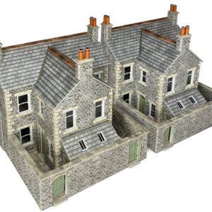 PO305 METCALFE LOW RELIEF TERRACED HOUSE BACKS STONE