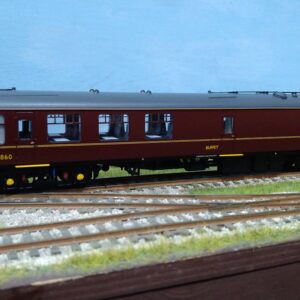 39-266 BACHMANN WCRC WEST COAST RAILWAY COMPANY MK1 RMB RESTAURANT MINIATURE BUFFET COACH MAROON 1860