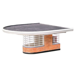 44-067 BACHMANN SCENECRAFT ART DECO STATION PLATFORM END BUILDING