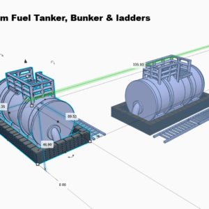 IHR001 IRON HORSE RAILWAYS FUEL TANKER