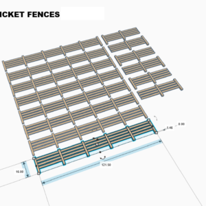 IHR007 IRON HORSE RAILWAYS PICKET FENCES WITH CORNER PIECES x8