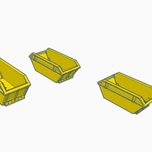 IHR025 IRON HORSE RAILWAYS MIXED SKIPS x3