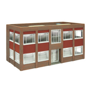 44-018R BACHMANN SCENECRAFT OFFICE BLOCK RED