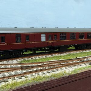 39-084 BACHMANN BR MK1 BSK BRAKE SECOND CORRIDOR COACH MAROON SC35393