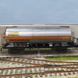 PRE OWNED 5495 FLEISCHMANN PROPANE TANK BOGIE WAGON BUTAGAZ