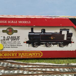PRE OWNED R058 HORNBY BR CLASS 3F JINTY LINED BLACK 0-6-0T 47458