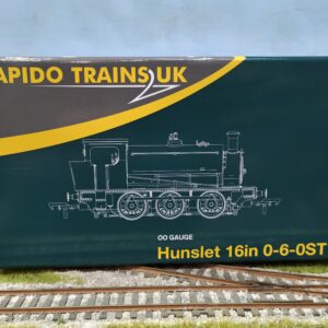 PRE OWNED 903013 RAPIDO TRAINS UK HUNSLET 16in 0-6-0ST LINED GREEN 'BEATRICE' AS PRESERVED