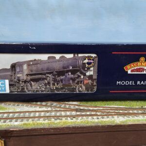 PRE OWNED 32-578 BACHMANN BR IVATT CLASS 4 LINED BLACK EARLY CREST DOUBLE CHIMNEY 2-6-0 43038