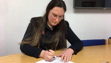 Cllr Zoë Kirk-Robinson writing to the Greater Manchester Mayor, Andy Burnham, asking him to increase the number of police in Westhoughton.